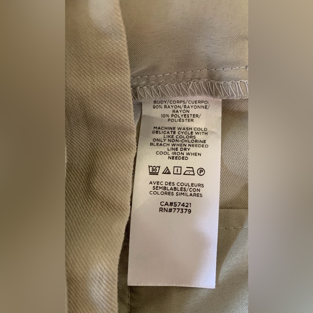 Ann Taylor Light Green Tailored Trousers - Picture 4 of 10